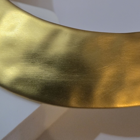 Givenchy Goldtone Choker Collar Necklace 1980s Chunky Couture Runway Mogul Vtg - Picture 7 of 8